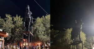 नागौर के गांव में भारी तनाव: आधी रात को लगाई महाराजा सूरजमल की मूर्ति, 5 थानों की पुलिस और RAC जाब्ता तैनात