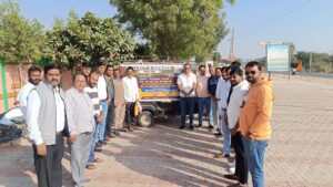 अभातेयुप राष्ट्रीय अध्यक्ष पवन मांडोत का Shridungargarh में आगमन