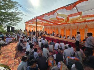 Shridungargarh विधायक ताराचंद सारस्वत ने ऊपनी गांव में 33/11 KV GSS सब स्टेशन का किया शिलान्यास