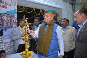 Arjun Ram Meghwal ने ‘वंदे मातरम् की पुकार, श्रमिक सुरक्षा का विस्तार’ Multimedia प्रदर्शनी का शुभारंभ किया