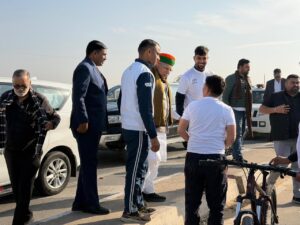 केन्द्रीय कानून मंत्री मेघवाल ने साइकिल चलाकर ''Fitness की डोज-आधा घंटा रोज” का दिया संदेश