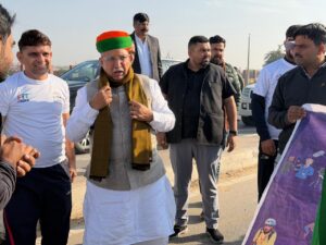 केन्द्रीय कानून मंत्री मेघवाल ने साइकिल चलाकर ''Fitness की डोज-आधा घंटा रोज” का दिया संदेश
