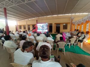 Nokha देहात के गजसुखदेसर गांव में विकास रथ के माध्यम से सरकार की योजनाओं का प्रचार, “2 साल – नव उत्थान, नया राजस्थान” अभियान