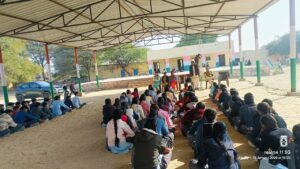 विधिक प्राधिकरण का पर्यावरण संरक्षण के प्रति जागरूकता का अभिनव प्रयास, जैतपुर में विधिक चेतना शिविर आयोजित