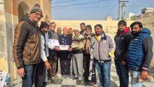 Shridungargarh में तेरापंथ युवक परिषद ने 3 नेत्रदानी परिवारों को किया सम्मानित