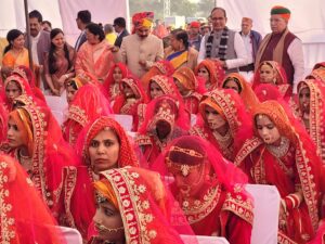 भावना मेघवाल मेमोरियल ट्रस्ट का 20वां सामूहिक विवाह समारोह, 61 जोड़े बंधे दाम्पत्य सूत्र में