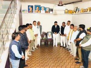 लूणकरणसर में महात्मा गांधी को दी श्रद्धांजलि, कांग्रेस कार्यकर्ताओं ने उनके बलिदान को किया याद