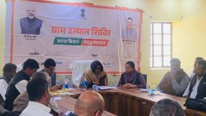 जिला कलेक्टर ने कानासर ग्राम उत्थान शिविर का निरीक्षण कर अधिकारियों को दिए निर्देश
