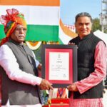 मोमासर निवासी विनोद जोशी को गणतंत्र दिवस पर राज्यपाल ने SMS स्टेडियम, जयपुर में किया राज्य स्तरीय सम्मानित