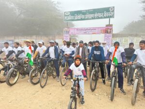 फिट इंडिया साइकिल ड्राइव में पॉलिटेक्निक व आईटीआई विद्यार्थियों की उत्साहपूर्ण भागीदारी