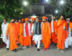 खेजड़ी संरक्षण कानून की घोषणा पर संतों व प्रबुद्धजनों ने मुख्यमंत्री भजनलाल शर्मा से की मुलाकात, जताया आभार