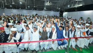 खेजड़ी संरक्षण कानून की घोषणा पर संतों व प्रबुद्धजनों ने मुख्यमंत्री भजनलाल शर्मा से की मुलाकात, जताया आभार