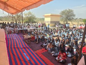 सत्तासर विद्यालय में चारदीवारी व सिंहद्वार का लोकार्पण, विधायक ताराचंद सारस्वत ने किया उद्घाटन