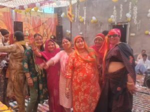 लूणकरणसर में फाग महोत्सव, श्री श्याम सरकार को महिलाओं ने खिलाई फाग