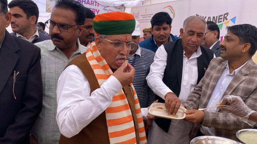 बीकानेर में ‘ईट राइट मिलेट्स’ मेला: अर्जुन राम मेघवाल बोले– ‘श्रीअन्न’ अपनाएं, ‘आहार से उपचार’ को करें साकार