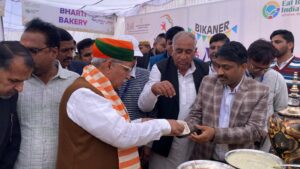 बीकानेर में ‘ईट राइट मिलेट्स’ मेला: अर्जुन राम मेघवाल बोले– ‘श्रीअन्न’ अपनाएं, ‘आहार से उपचार’ को करें साकार