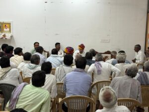 धीरदेसर चोटियान–मोमासर सड़क स्वीकृति पर ग्रामीणों ने विधायक ताराचंद सारस्वत का किया अभिनंदन