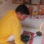 आज मां करणी की नव दिन आराधना के बाद आज रामनवमी पर श्री भोमिया जी महाराज की हुई विशेष ज्योत