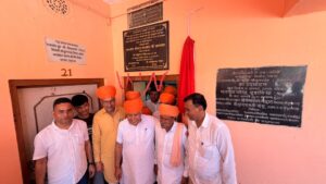 श्रीडूंगरगढ़ में सिद्ध धर्मशाला परिसर में विधायक ताराचंद सारस्वत ने लाइब्रेरी का किया उद्घाटन