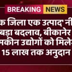 'एक जिला एक उत्पाद' नीति में बड़ा बदलाव, बीकानेर के नमकीन उद्योगों को मिलेगा 15 लाख तक अनुदान