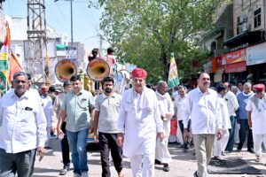 महर्षि दयानंद छात्रावास एवं वीर तेजा मेमोरियल ट्रस्ट, श्रीडूंगरगढ़ द्वारा आयोजित वीर तेजाजी कथा का भव्य शुभारंभ 