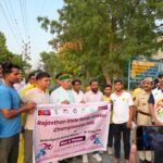 केंद्रीय मंत्री अर्जुन राम मेघवाल ने राज्य स्तरीय सीनियर एथलेटिक्स प्रतियोगिता के पोस्टर का किया विमोचन