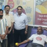 सामाजिक कार्यकर्ता रमाकांत झवर ने अपने जन्मदिन पर रक्तदान कर प्रेरणादायक कार्य किया