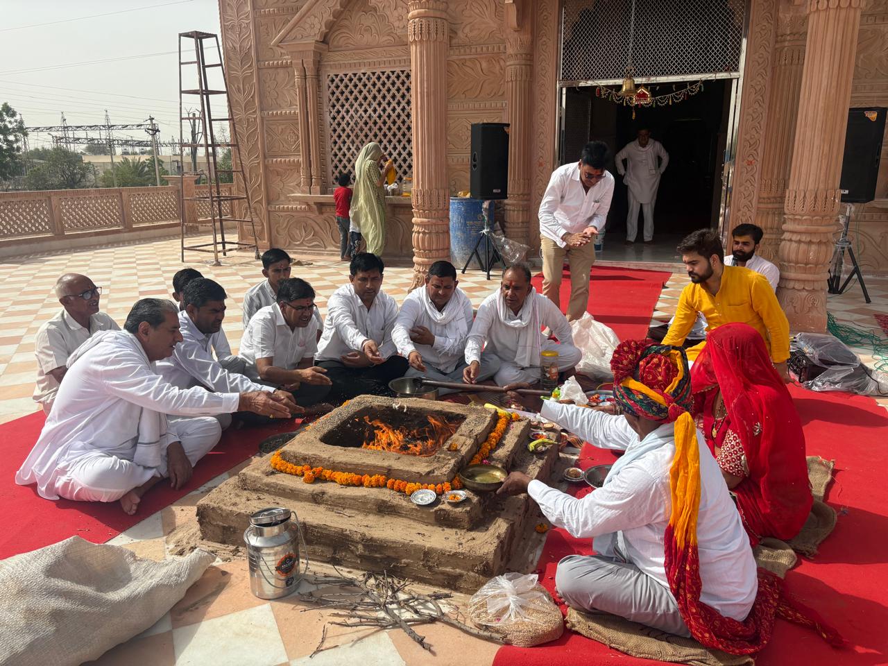 श्रीडूंगरगढ़ में दशमी पर वीर तेजाजी मंदिर में पूजा-अर्चना, हवन एवं महाप्रसाद का आयोजन