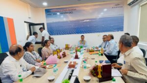 मुख्य सचिव वी. श्रीनिवास ने नूरसर में सोलर प्लांट का किया अवलोकन