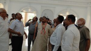 केन्द्रीय जनजाति कार्य मंत्री ने किया नवनिर्मित मेडिसिन विंग का अवलोकन