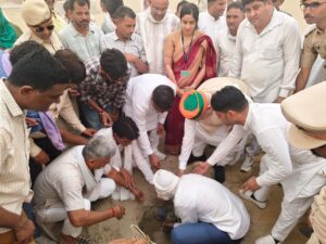 केंद्रीय मंत्री अर्जुन राम मेघवाल ने डेली तलाई में पीएचसी भवन एवं शिवनगर में 33/11 केवी जीएसएस का किया लोकार्पण