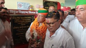 केंद्रीय मंत्री अर्जुन राम मेघवाल ने डेली तलाई में पीएचसी भवन एवं शिवनगर में 33/11 केवी जीएसएस का किया लोकार्पण
