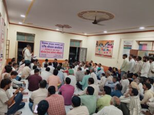 सीमांत क्षेत्र के दौरे पर रहे जिला कलेक्टर-पुलिस अधीक्षक