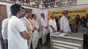 नगरीय विकास मंत्री झाबरसिंह खर्रा ने किया संत कर्मा बाई बालिका छात्रावास श्रीडूंगरगढ़ का अवलोकन