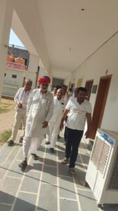 नगरीय विकास मंत्री झाबरसिंह खर्रा ने किया संत कर्मा बाई बालिका छात्रावास श्रीडूंगरगढ़ का अवलोकन
