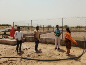 मुख्य कार्यकारी अधिकारी ने किया जल संरक्षण कार्यों का अवलोकन