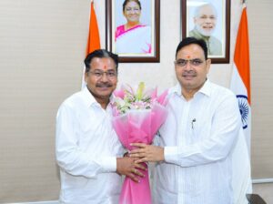 देहात भाजपा जिला अध्यक्ष पंचारिया की मुख्यमंत्री से भेंट