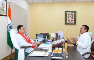 देहात भाजपा जिला अध्यक्ष पंचारिया की मुख्यमंत्री से भेंट