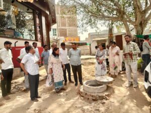 जिला परिषद की मुख्य कार्यकारी अधिकारी ने पंचायत समिति पांचू क्षेत्र में किया सघन निरीक्षण