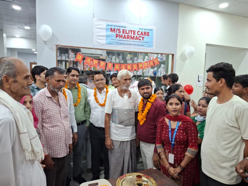 जीवनदान की खुशी में डॉक्टरों का सम्मान समारोह, बीकानेर हॉट एंड सुपर स्पेशलिटी हॉस्पिटल में हुआ विशेष