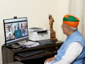 केंद्रीय मंत्री अर्जुन राम मेघवाल की पहल पर एम्स के विशेषज्ञों ने पीबीएम चिकित्सकों के साथ की टेली-परामर्श बैठक