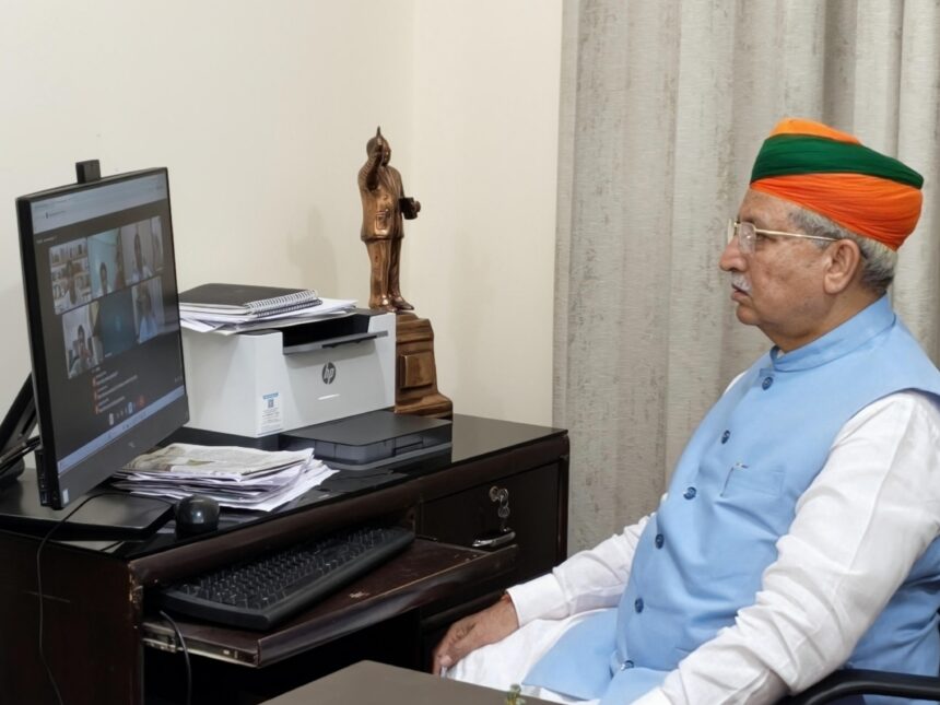 केंद्रीय मंत्री अर्जुन राम मेघवाल की पहल पर एम्स के विशेषज्ञों ने पीबीएम चिकित्सकों के साथ की टेली-परामर्श बैठक
