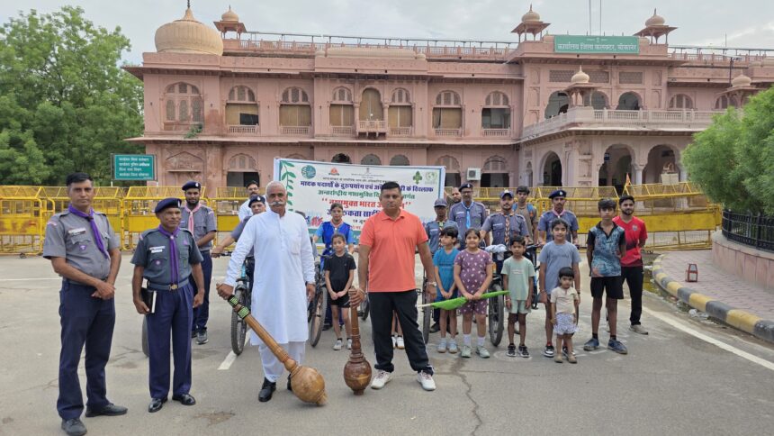 नशे के खिलाफ निकाली जागरूकता साइकिल रैली