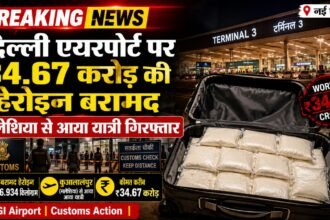 नई दिल्ली: दिल्ली एयरपोर्ट पर 34.67 करोड़ रुपये की हेरोइन बरामद, मलेशिया से आया यात्री गिरफ्तार