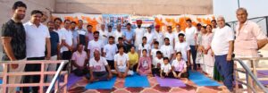 महापुरुष समारोह समिति के तत्वावधान में अन्तराष्ट्रीय योग दिवस के अवसर पर आयोजित हुआ भव्य योग महोत्सव