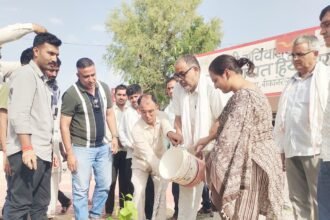 जिला परिषद की मुख्य कार्यकारी अधिकारी ने किया ग्रामीण सेवा शिविर का अवलोकन