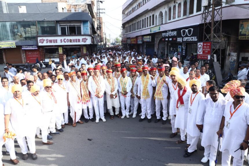 महेश नवमी पर शिवमय हुआ भीलवाड़ा, मंदिरों में भगवान महेश का अभिषेक, निकली भव्य शोभायात्रा