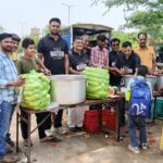 1100 किलो तरबूज 201 किलो ताजा घिया की सेवा -टीम नेशन फर्स्ट फाउंडेशन द्वारा