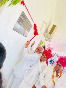 चौधरी कानाराम चोटिया एवं गंगा देवी चोटिया की स्मृति में निर्मित आधुनिक सुविधायुक्त लाइब्रेरी का लोकार्पण