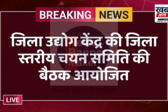 जिला उद्योग केंद्र की जिला स्तरीय चयन समिति की बैठक आयोजित